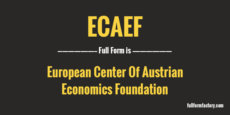 ecaef-full-form