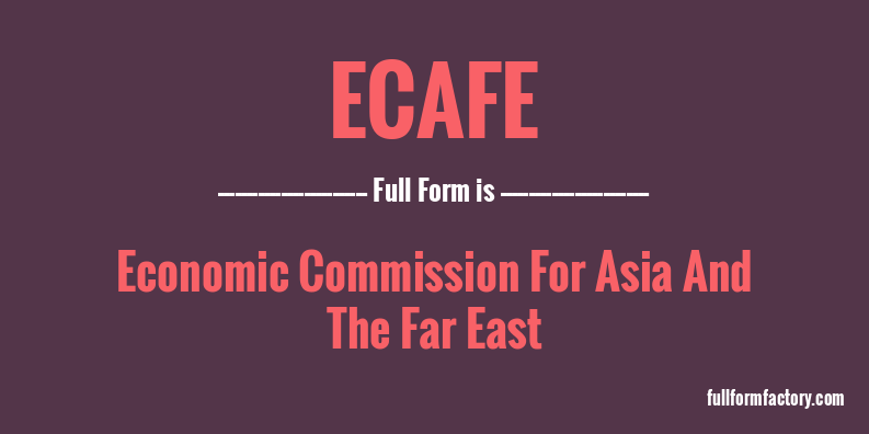 ecafe-full-form
