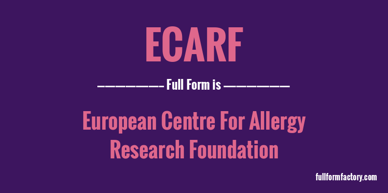 ecarf-full-form