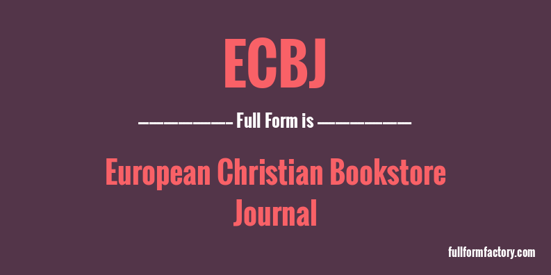 ecbj-full-form