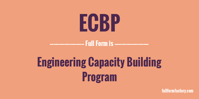 ecbp-full-form