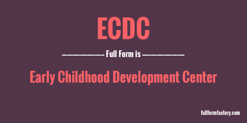 ecdc-full-form
