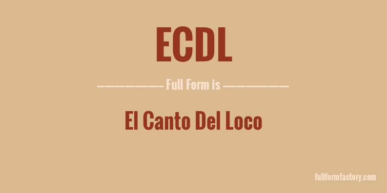 ecdl-full-form