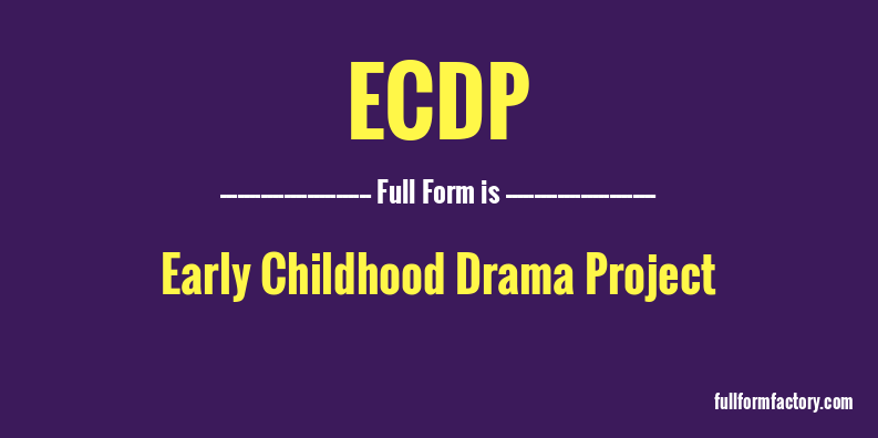 ecdp-full-form