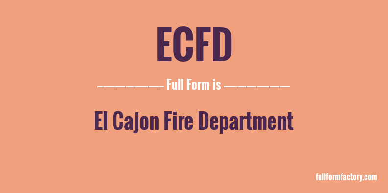 ecfd-full-form