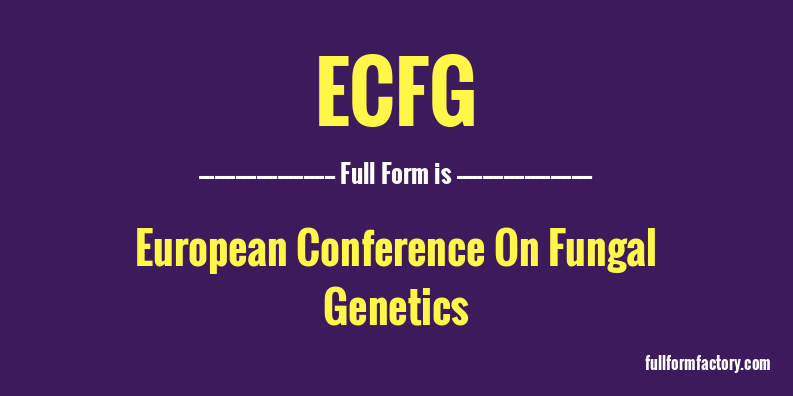 ecfg-full-form