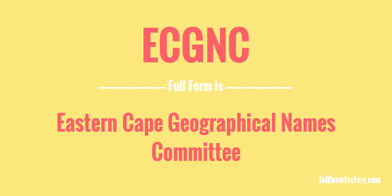 ecgnc-full-form