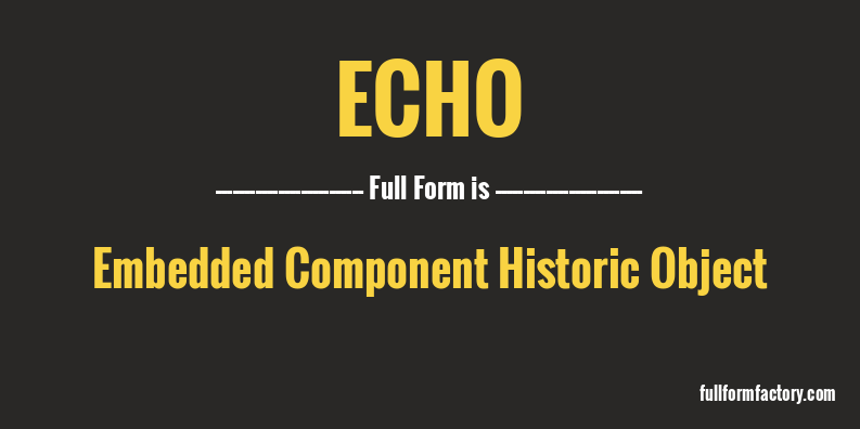 echo-full-form