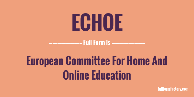 echoe-full-form