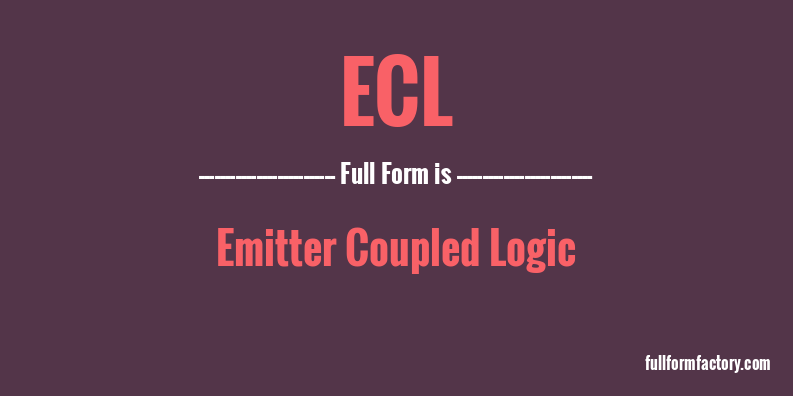 ecl-full-form