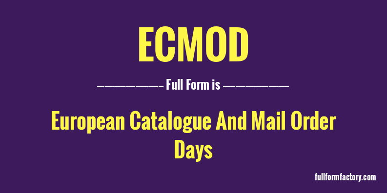 ecmod-full-form