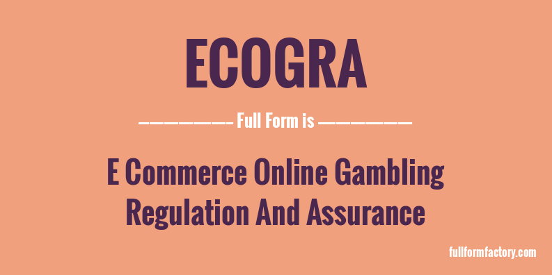 ecogra-full-form
