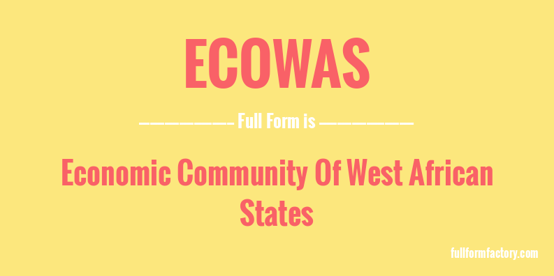 ecowas-full-form
