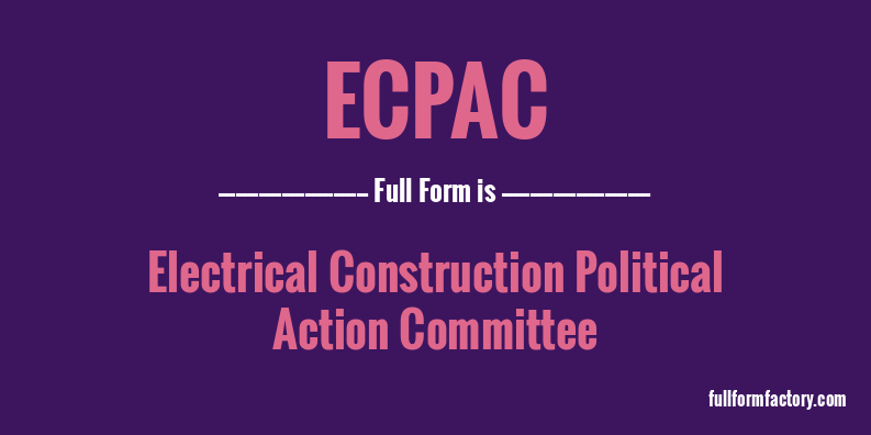 ecpac-full-form