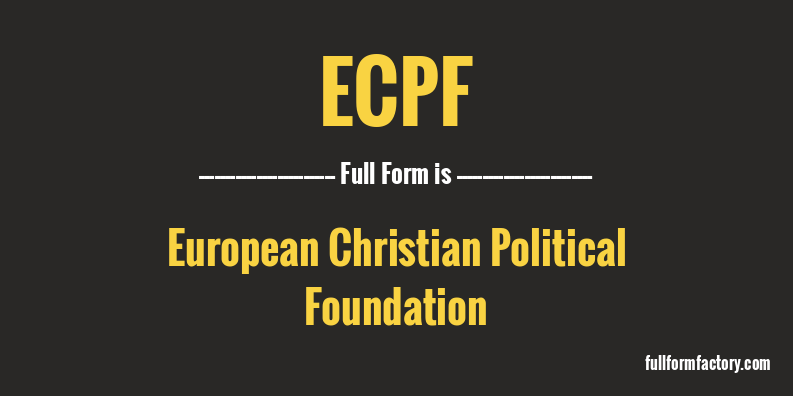 ecpf-full-form