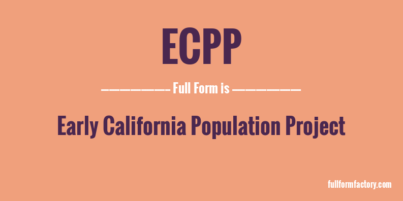 ecpp-full-form