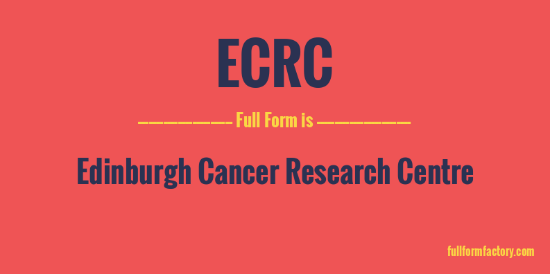 ecrc-full-form