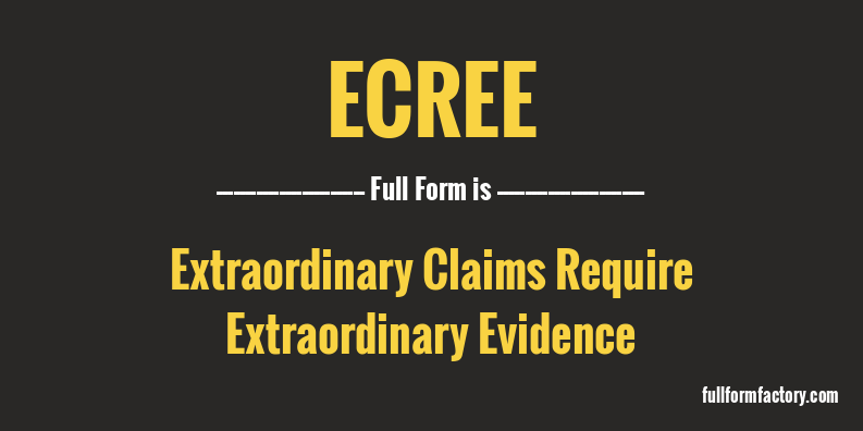 ecree-full-form