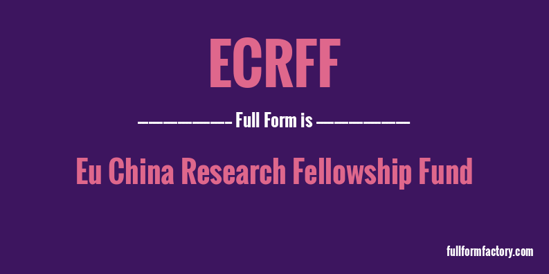 ecrff-full-form