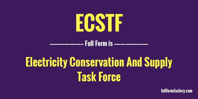 ecstf-full-form