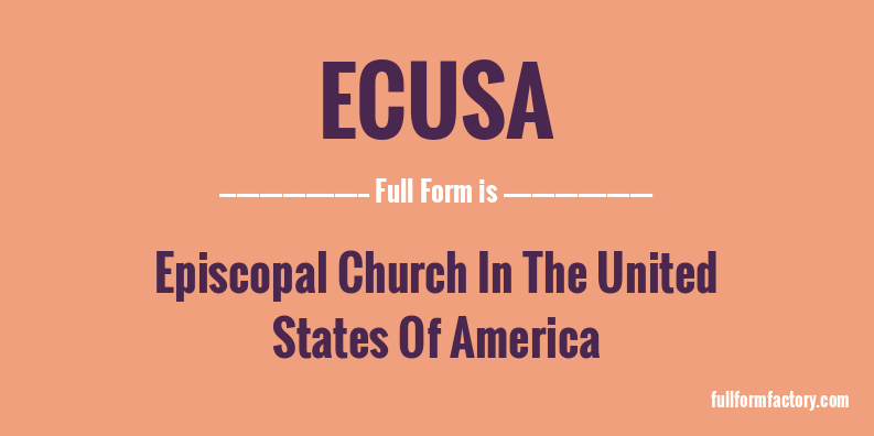 ecusa-full-form