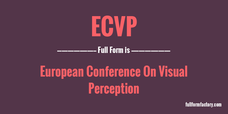 ecvp-full-form