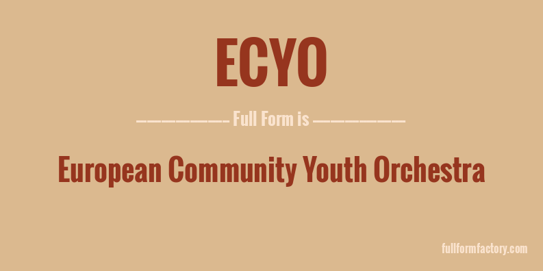 ecyo-full-form