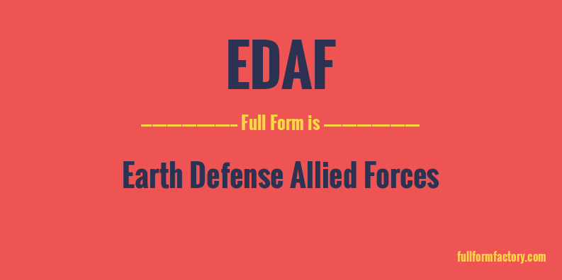 edaf-full-form