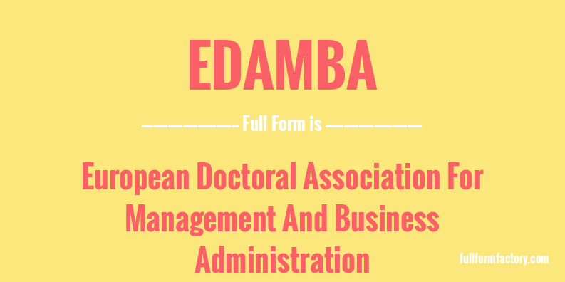 edamba-full-form