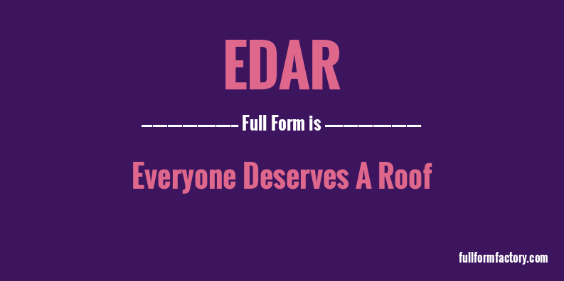 edar-full-form