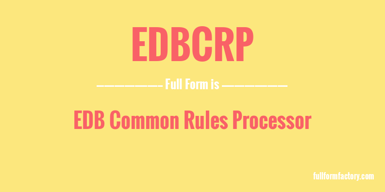 edbcrp-full-form