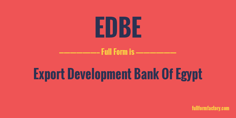 edbe-full-form
