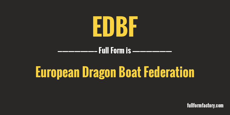 edbf-full-form