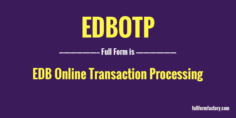 edbotp-full-form