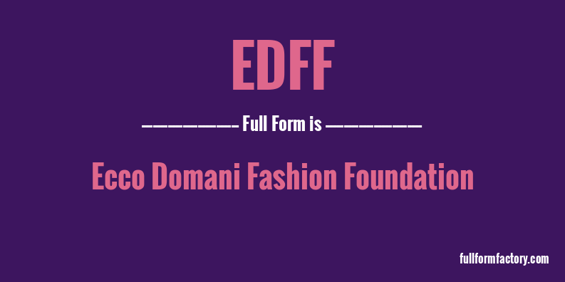 edff-full-form