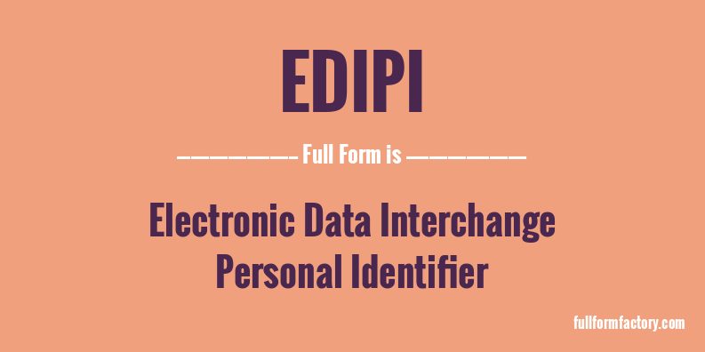 edipi-full-form
