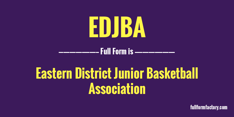 edjba-full-form