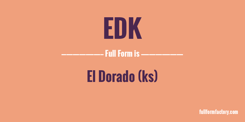 edk-full-form