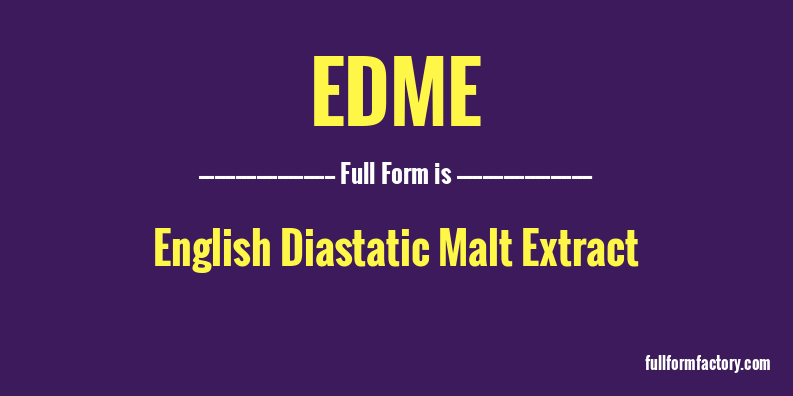 edme-full-form