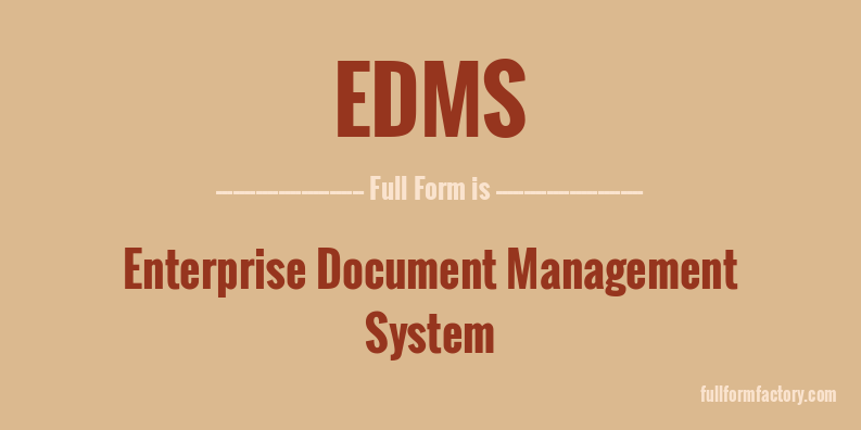 edms-full-form
