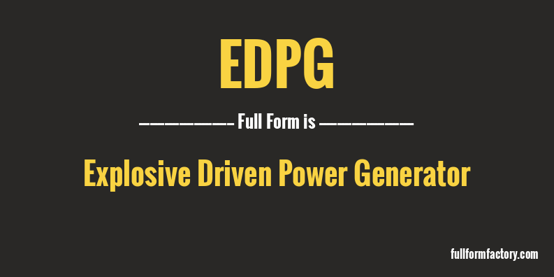edpg-full-form