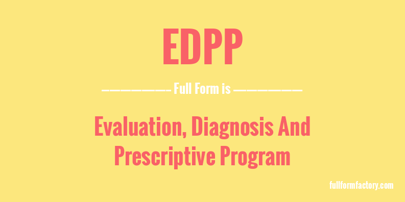 edpp-full-form