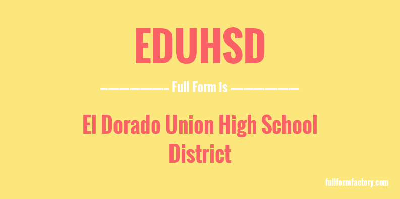eduhsd-full-form