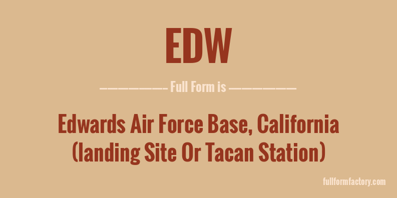 edw-full-form