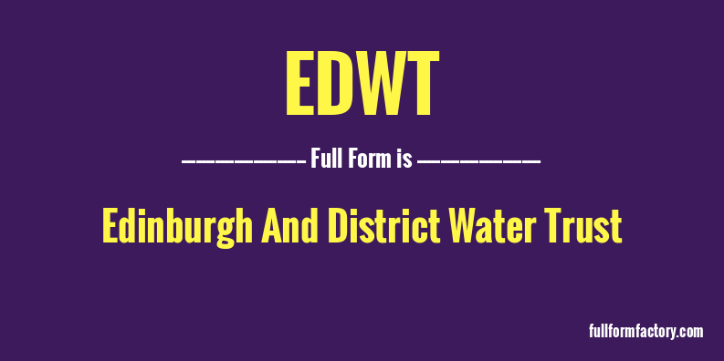 edwt-full-form