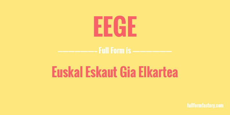 eege-full-form
