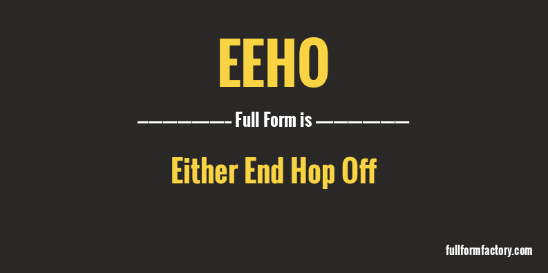eeho-full-form