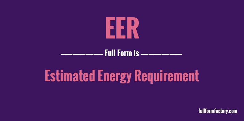 eer-full-form