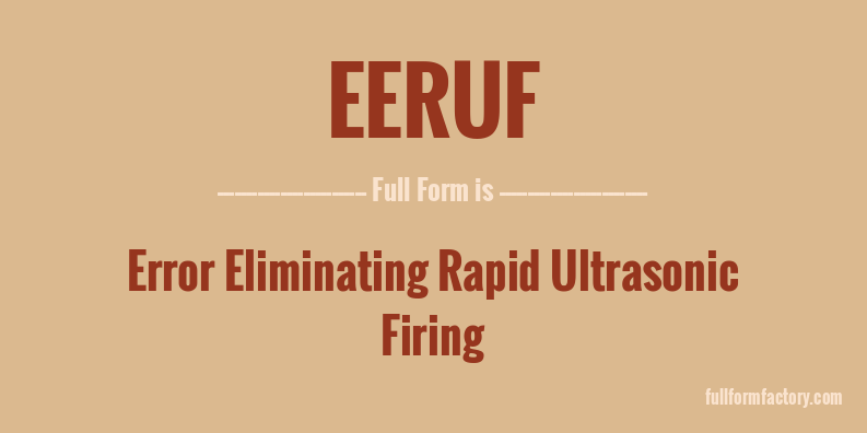 eeruf-full-form