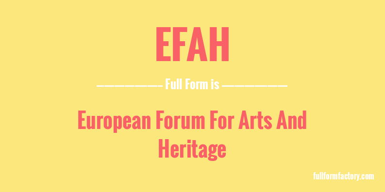 efah-full-form